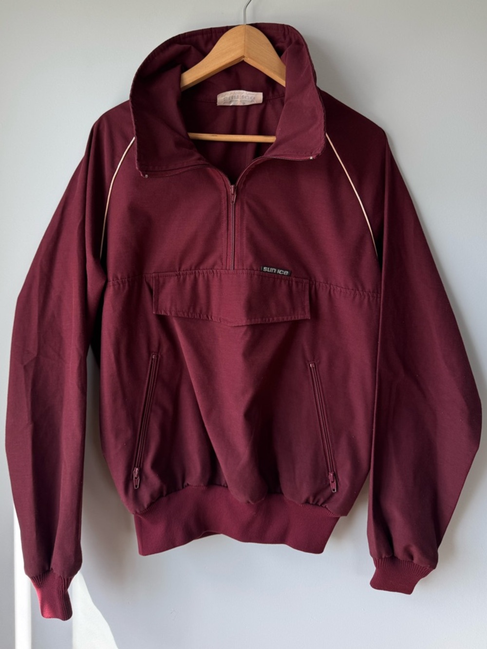 (M) Vintage women’s Sun Ice Half-Zip Pullover